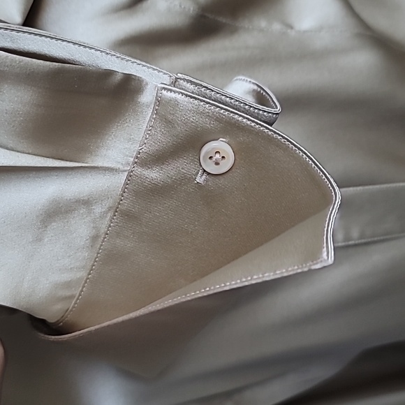 NWOT Vintage Ann Taylor Silk Blouse, Long Sleeve with French Cuff, Size 8 - Picture 12 of 15